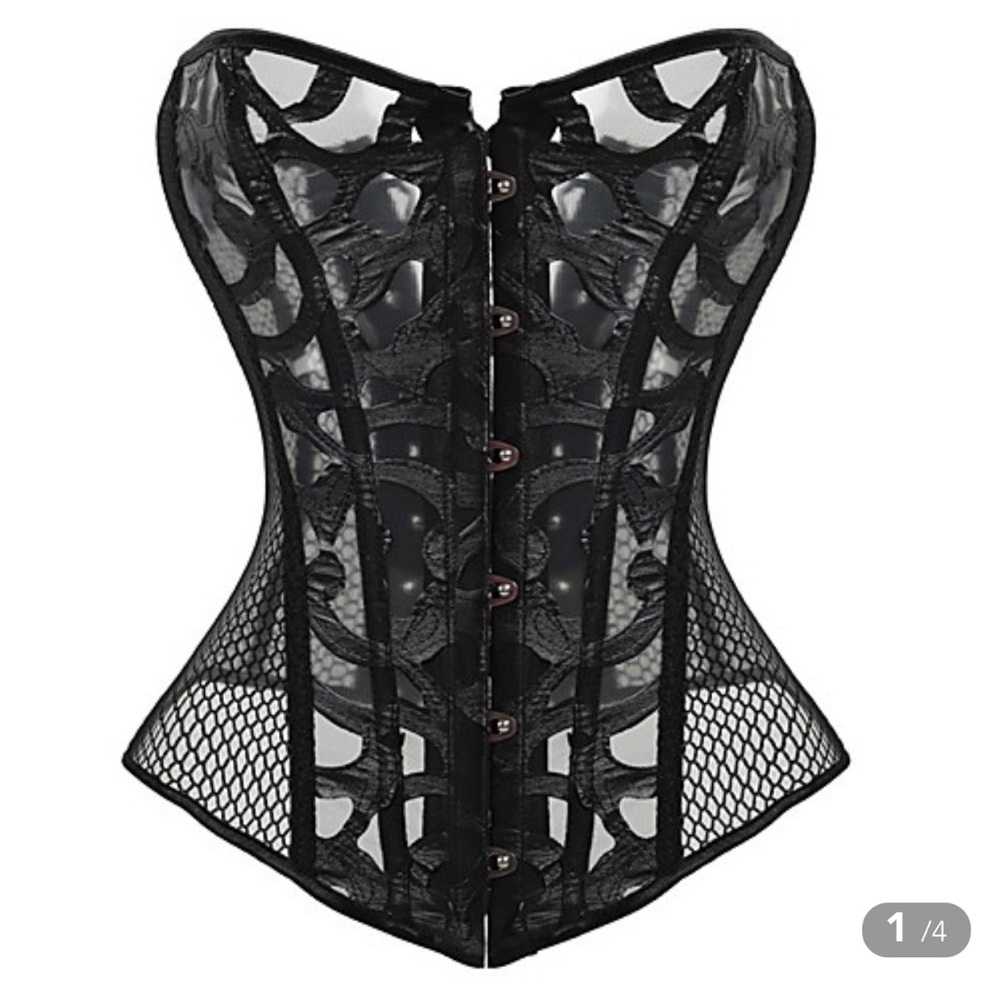 Black sexy corset